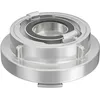 Image de Wiltec Accouplement réducteur Storz C/52 mm à D/25 mm   46 x 98 x 98 mm   en Aluminium   avec Manchon 120°   Raccord pour Tuyaux pompier Irrigation Arrosage Lance incendie