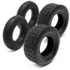 Image de Wiltec Lot 2x Pneu 16x6.50-8 et 2x Chambre à air   Valve coudée   420 x 420 x 130 mm   4 PR   capacité de charge 300 kg   pour Tondeuse à gazon Tracteur à pelouse Brouette Chariot Diable