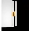 Image de Lampe de miroir Omega 1 - 1 x S14d - 30-60 cm - 1 socle - IP20 - Or mat 24 carats