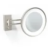 Image de Decor Walther BS 36 Miroir cosmétique mural à LED, en nickel, grossissement x5