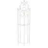 Image de CLP Treillis De Jardin pour Plantes Grimpantes Lavendel I Tuteur De Jardin Mural en Fer I Support Résistant Idéal pour Plantes Grimpantes, Couleur:Blanc Antique