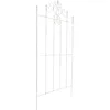 Image de CLP Treillis métallique de 170 cm de Haut Paula, Support Stable pour Plantes grimpantes, clôture pour Treillis de Style campagnard, Couleur:Blanc Antique