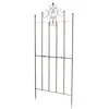 Image de CLP Treillis métallique de 170 cm de Haut Paula, Support Stable pour Plantes grimpantes, clôture pour Treillis de Style campagnard, Couleur:Bronze