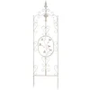 Image de CLP Treillis de Jardin BURGUS en Métal Solide - Tuteur pour Plantes Grimpantes de Taille 122 x 35 cm - Support à Rosiers en Différentes Couleurs pour décorer Votre Jardin Crème Antique