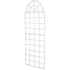 Image de CLP Trellis Viva en Fer avec Arche Ronde et Supports integres, Aide ideale pour Plantes grimpantes au Jardin terrasse ou Balcon | Couleur Blanc