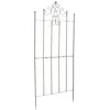 Image de CLP Treillis métallique de 170 cm de Haut Paula, Support Stable pour Plantes grimpantes, clôture pour Treillis de Style campagnard, Couleur:Vert Antique
