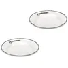 Image de Petromax Lot de 2 assiettes en émail blanc (18 cm),Bords en acier inoxydable de qualité supérieure,Hygiéniques,Légères,Antichocs,Nettoyage facile,Robuste,Convient à un usage alimentaire