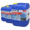 Image de BAYZID® Chlore Liquide 4 x 25 kg   Désinfectant Piscine à Action Rapide, 13-15% de Chlore Actif   pour Systèmes de Dosage Automatique   Clarifiant Eau Cristalline   Idéal Spa, Jacuzzi, Pataugeoire