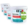 Image de Höfer Chemie 4 x 5 kg Chlore Granulés Stabilisé Choc pour Piscine - Hautement Efficaces, Rapidement solubles avec Une teneur en Chlore Actif de 56%