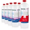 Image de 6 x 1 L BAYZID® Spa POOLCLEAR - Clarifiant Anti-Turbidité pour Spa et Petite Piscine - Compatible Filtres Cartouche et Boules Filtrantes - Élimine Algues et Bactéries pour Eau Cristalline
