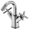 Image de Steinberg Série 250 robinetterie de bidet, à deux poignées, avec vidage, saillie 115mm, 2501300