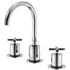 Image de Steinberg Série 250 robinetterie de lavabo, pivotant, 3 trous, avec garniture découlement, saillie 150mm, 2502000, Couleur: Chrome