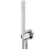 Image de Steinberg 100 1670 Brause-Garnitur Ensemble de Douche Moderne avec coude de de raccordement Mural intégré et douchette réglable sur 3 Positions, Chrom