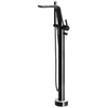 Image de Steinberg Série 260 Mélangeur bain, sur pied, avec douchette, H : 969mm, saillie 220mm, 2601162S, Couleur: Matt Black