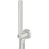Image de Steinberg Série 100 Garniture de douche à main, avec coude de raccordement de douche intégré, douchette à main à tige, 1001670BN, Couleur: Brushed Nickel