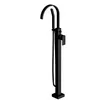 Image de Steinberg série 135 robinetterie de baignoire, sur pied, bec pivotant, saillie 254 mm, 1351162S, Couleur: Matt Black