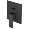 Image de Steinberg série 160 robinet de douche/bain, set de finition, deux consommateurs, 16021033S, Couleur: Matt Black