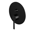 Image de Steinberg Série 260 Mélangeur bain/douche, Set de finition, encastré, 2 consommateurs, rond, 26021033S, Couleur: Matt Black