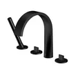 Image de Steinberg Série 280 robinetterie de baignoire, montage sur bord de baignoire, 4 trous, saillie 221 mm, 2802400S, Couleur: Matt Black