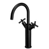 Image de Steinberg Série 250 Mitigeur de lavabo, haut, pivotant, deux poignées, avec vidage, saillie 155mm, 2501550S, Couleur: Matt Black