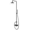 Image de Steinberg Série 100 Système de douche, douchette à main, pomme de douche ronde, 1002760S, Couleur: Matt Black