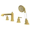 Image de Steinberg Série 350 robinetterie de baignoire, 4 trous, saillie 205mm, montage sur bord de baignoire, 0, 3502400BG, Couleur: Brushed Gold