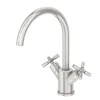 Image de Steinberg Série 250 Mitigeur de lavabo, pivotant, double poignée, avec vidage, saillie 155mm, 2501500BN, Couleur: Brushed Nickel