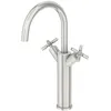 Image de Steinberg Série 250 Mitigeur de lavabo, haut, pivotant, deux poignées, avec vidage, saillie 155mm, 2501550BN, Couleur: Brushed Nickel