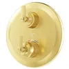 Image de Steinberg série 350 robinetterie de douche/bain, set de montage final, thermostat encastré, 2 consommateurs, 3, 35041333BG, Couleur: Brushed Gold