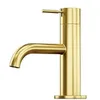 Image de Steinberg Série 100, robinetterie de lavabo, eau froide, sans garniture découlement, saillie : 100mm, 1002500BG, Couleur: Brushed Gold