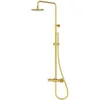 Image de Steinberg Série 250 Système de douche, avec robinetterie thermostatique, Easy Clean, 2502721BG, Couleur: Brushed Gold