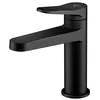 Image de Steinberg Série 340 Mitigeur de lavabo, saillie 126mm, sans garniture découlement, 3401010S, Couleur: Matt Black
