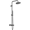 Image de Steinberg Série 340 Set de douche, avec robinetterie thermostatique, EasyClean, douchette à main, 3402721S, Couleur: Matt Black