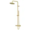 Image de Steinberg Série 171 Système de douche, set complet avec thermostat, douche de tête et douchette à main, 1712721BG, Couleur: Brushed Gold