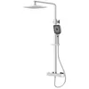 Image de Steinberg Série 342 Set de douche, set complet avec thermostat, douche de pluie et douchette à main, 3422721, Couleur: Chrome