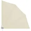 Image de Deuba Brise Vue rétractable Occultant 140x140cm Beige avec Fixation Murale Paravent Balcon rabbattable Toile Hydrofuge