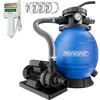 Image de MONZANA® Système de filtre à Sable 10.200L/h pompe piscine auto-amorçage testeur d'eau électronique chlore pH 450W Ø32-38mm vanne 7 voies certifié TÜV