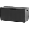 Image de Deuba Coffre de Rangement Capri 305L roulettes Système Smart Click verrouillable Charge maximale 240kg Coffre de Jardin extérieur Coffre de Rangement Coffre à Coussins Coffre de Jardin Anthracite