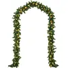 Image de CASARIA® Guirlande de Noël Lumineuse 10m 200 LED Blanc Chaud Décoration de noël en Sapin Artificiel pour intérieur extérieur