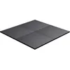 Image de GORILLA SPORTS® Tapis Protection Sol - Simple ou 4 Pièces, 100x100cm, Épais 2cm, Antidérapant, Caoutchouc, Noir - Fitness, Entraînement, Gym, Sport