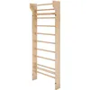 Image de GORILLA SPORTS® Échelle Suédoise - 195 x 80 x 14 cm, avec 10 Barres, Murale, Charge Max. 100 kg - Bois de Pin - Espalier en Bois, Gymnastique, Fitness, Sport, Gym à Domicile, pour Adultes et Enfants