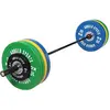 Image de Gorilla Sports Set d'haltère Olympique Premium avec disques Bumper 140 kg