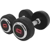 Image de Gorilla Sports® Haltères - Poids de 2,5-50 kg, Individuel/Ensemble, Fonte Caoutchouc, Chromé, Antidérapante - Haltères Courts, Dumbbell, Musculation, Entraînement, pour Fitness, Équipement de Gym