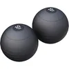 Image de Gorilla Sports® Slam Ball - 3kg, 5kg, 7kg, 10kg, 15kg, 20kg Poids, Individuel/Ensemble, Antidérapante, Noir - Medecine Ball, Balles de Poids, Musculation, pour Fitness, Gym, Domicile, Entraînement
