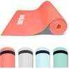 Image de GORILLA SPORTS ® Tapis Yoga - 180x60x0,5cm, Léger, Antidérapant, avec Sangle Transport, Couleur au Choix - Mat Fitness, Pilates, Exercice, Entraînement, Maison