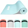 Image de GORILLA SPORTS ® Tapis Yoga - 180x60x0,5cm, Léger, Antidérapant, avec Sangle Transport, Couleur au Choix - Mat Fitness, Pilates, Exercice, Entraînement, Maison