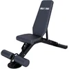 Image de GORILLA SPORTS® Banc de Musculation - Pliable, Inclinable, Réglable en 8 Positions, Max. 400kg, Noir - Banc d'Haltérophilie, Multifonction, pour Complet du Corps, Entraînement, Abdominaux, Fitness