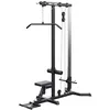 Image de GORILLA SPORTS® Station Tirage Musculation - Ajustable, 2 Poignées, Poulie Haute et Basse, Charge Max 280 kg, Noir / Blanc - LAT Pulldown Machine, Musculation, Dos, Fitness, Materiel, Sport, Maison