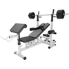 Image de GORILLA SPORTS® Banc Musculation - Set Haltères 100kg, avec Support Barres d'Haltère, Butterfly - Banc d'Haltérophilie, Multifonction, Station, Gym (40kg Balnc)