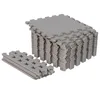 Image de GORILLA SPORTS® Tapis Mousse - 18 Pièces et Bords, 30x30 cm, Antidérapant, EVA, Gris - Dalles Mousse, Tapis Protection Sol, Dalle Sport, Accessoires pour Fitness et Musculation